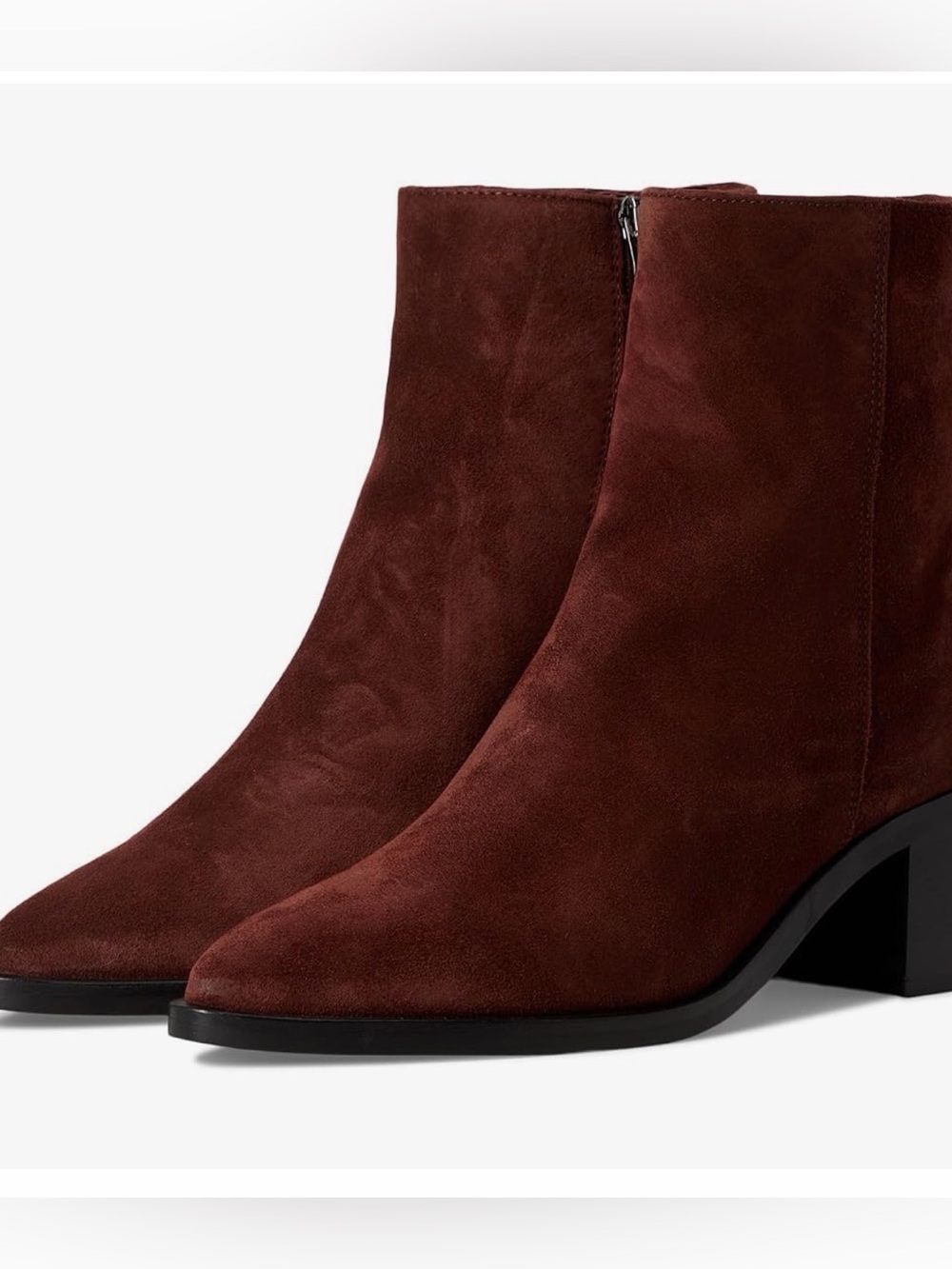 La CANADIENNE Wood Suede Ankle Booties